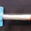 Blue painted sledge hammer with plastic coating handle
