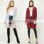 OEM Women Fashion Long Seeve Longline Open-Front Cardigan Sweaters