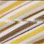 OEM short sleeve men horizontal stripe flat knit stripe t-shirt