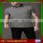 Wholesale Good Quality Low Price Dark Gray Polo Neck Pique Plain Color Polo shirt