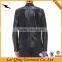 Latest fashion design black leather men winter coat fur clothing men coat