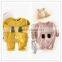 0-4 years 2017 Wholesale New Autumn Cotton Full Sleeves Cartoon 2 Pcs Baby Sets (pick size color)