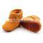 Wholesale moccasins shoes rubber sole baby boots