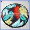 Custom printed cotton round beach towel