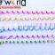 Fashion candy color Soft plastic braid tress tools hair device for kids