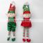 Beautiful New Christmas Hanging Elf Plush Doll Toy Custom Cute Stuffed Soft Boy and Girl Elf Plush