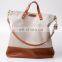 Cotton Canvas Shoulder leather belt fashion bags