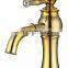 2018 Popular gold plating faucet & basin faucet & single lever lavatory mixer