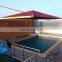 HDPE 340g  waterproof dark green color sun shade net