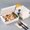 Paper kraft box packaging brown food foldable box