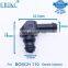Return Oil Backflow L Type for Bosch 110 Series Diesel CR Part Fuel Injector Plastic 2 Two-way Joint Pipe 10pcs/bag E1024071
