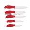 FDA standard black handle good quality 3pcs ceramic knife set