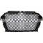front Bumper grille center honeycomb mesh grill for Audi A3 S3 8V RS3 2014-2016