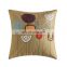 Custom Design Cotton Linen Square Hot Sale Custom Fashion Pillow