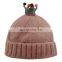 6129/Hot selling colorful cute kids winter warm hat china manufacturer thermal girls hats