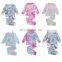 Autumn Children Kids Sleepwear Baby Pajamas Sets Baby Boys Tie-dye Print pyjamas Nightwear Girls Night Clothes Kids Clothing Set