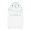 3D animal design soft baby wearable hooded towel cute hooded bath towel for baby