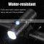 2020 usb rechargeable mini waterproof black fashion aluminum alloy led bicycle front light