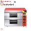 baking equipment commercial bakery oven 2 layer pizza oven with CE