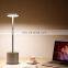 Home style Aluminium USB Rechargeable Battery Table Lamp LED Cordless  Table Lamp