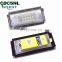 Carest 2Pcs White Led License Plate Lights For BMW E46 4D 323i 325i 328i 6000k 12V Number Plate Lamp Bulb