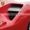 Car Parts Carbon Fiber Air Intake Flaps For Ferrari 488 Side Air Inlet