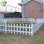 Cheap Small Plastic pvc fence panels for Garden Lawn edging