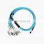 Hot Sale 24 Cores MPO to LC Female Male Optical Fiber Patch Cord OM3 OM4 Fiber Optic Patch Cord Fiber Jumper