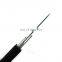 non-mettal 1~12core loose tube jelly-filled FRP strength memer water resistant single mode gyfxty outdoor fiber cable