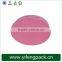 Customized decorative pink velvet large cardboard round gift box