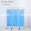 Factory price  201 Stainless Steel 4 Folding Partition medical Ward Screen for Hospital