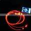 Best Enjoy Music LED Lighting Stereo EL Flash Earphone With Microphone