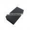 Luxury cardboard folding box magnetic closure with book shape black foldable packing