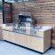 304 stainless steel outdoor kitchen cabinet with grill function