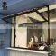 House Security Windows Modern Design Double Tempered Thermal Break Vertical Folding Window