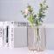 Flower Vases Nordic Plant Bud Modern Clear Cheap Decoration Rose Gold Wedding Flower Metal Glass & Crystal Vases For Home Decor