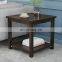 Modern living room furniture storage tea table Stainless steel center sofa round marble coffee table