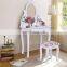 Modern Furniture Wood 4 drawers Make-Up Vanity Table mirror make up table