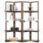 Brown color Display Rack Framed room divider