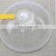 Heat Resistant Plastic Anti-Sputtering Lid Food Cover Microwave Oven Splatter Guard with Removable Handle and Steam Vent