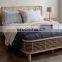 Double Luxury Bamboo Bed Vietnamese style handmade Reasonable Price with Top A Quality for making bedroom