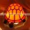 tiffany table lamp stained glass yellow tortoise night light LED decoration light