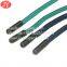 25mm shiny blak plastic shoelace aglet blank shoelace coed ends for hoodie/sport pants