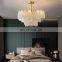 High Quality Glass Chandelier Luxury Hotel Living Room Glass Classic Chandelier Round Indoor Chandelier