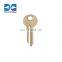 Locksmith suppliers door key blank Brass blank keys Nickel Plated D72 Door Key Blanks for Brazilian house brass engraving