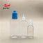 Empty square vape PET bottle anti-theft E-liquid plastic eye dropper childproof oil ink squeeze bottle tip lid 10ml 30ml 50ml  liquid juice