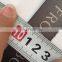 Eco-friendly 25-50mm logo custom black silk-screed printed polyester /nylon webbing tape strap ribbon for outdoor garment