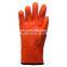 High Visible Orange Chemical&Oil Resistant PVC Insulated Cold Weather Gloves