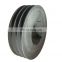 Chinese supply oem stainless steel metal drive flat belt pulley