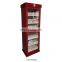 Wholesale Custom one door Storage Spanish Cedar Cigar Box Humidor LED light display Cabinet